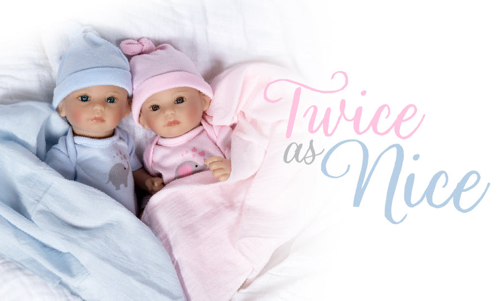 Meet Our New Twin Baby Dolls Just in Time for National Sibling Day