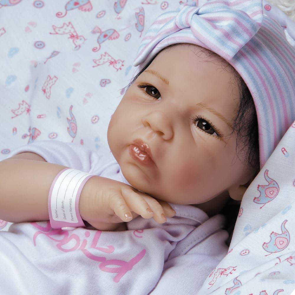 Realistic Asian Newborn Baby Doll, Silicone Vinyl - Baby Bundles: Spoiled Reborn, Paradise Galleries Reborn