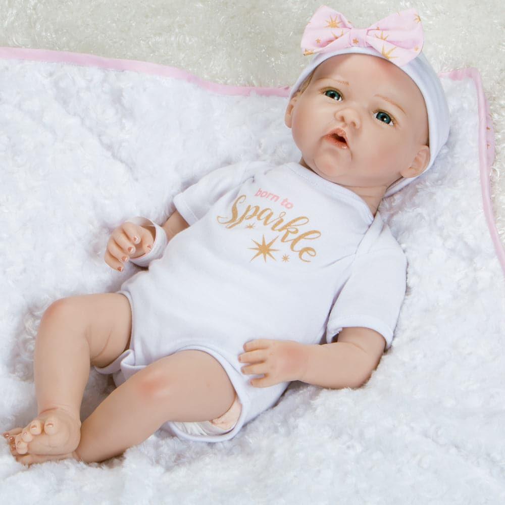 Reborn Baby Doll in Silicone Vinyl - Baby Bundles 