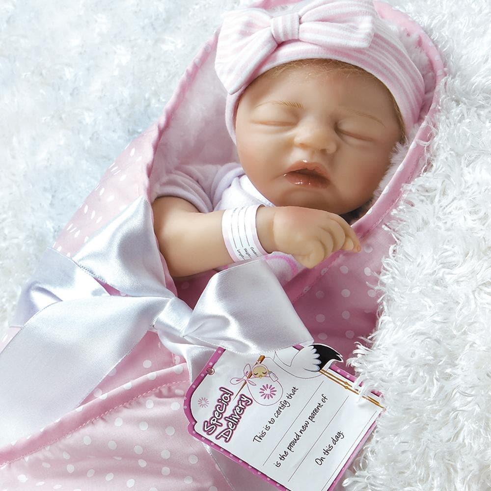 Paradise Galleries Reborn Baby Doll In Silicone-like Vinyl, 19