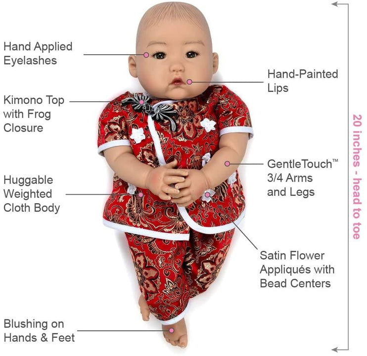 Paradise Galleries Asian Realistic Baby Doll 20
