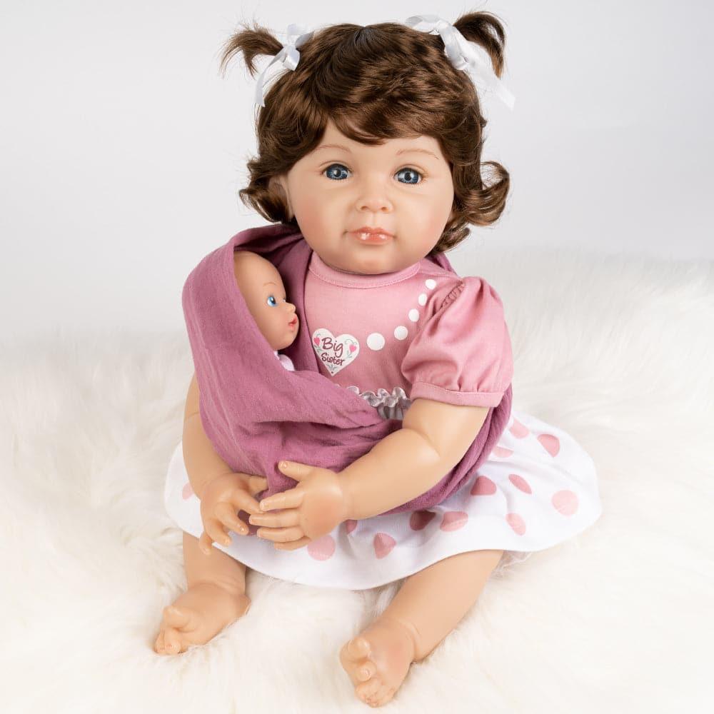 Realistic Toddler Doll - Big Sister, 20 inches, Paradise Galleries