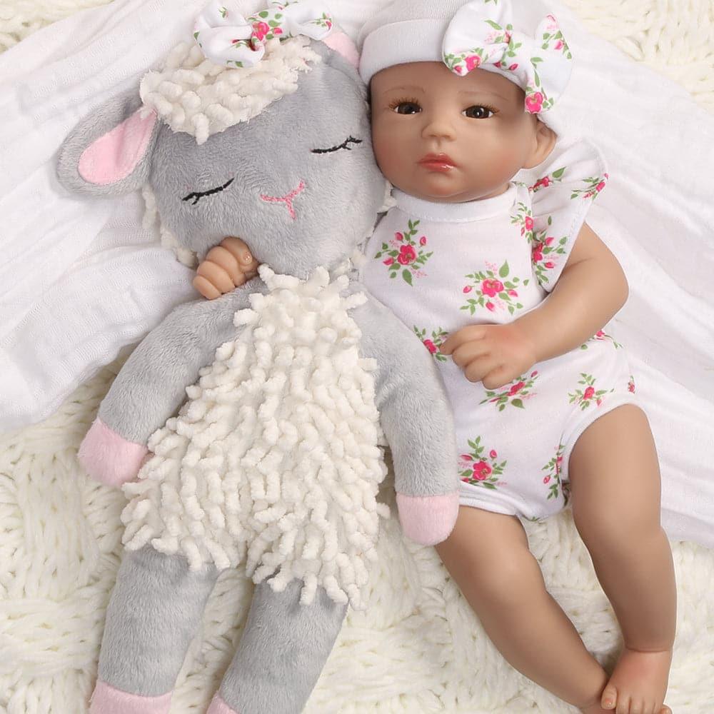 Tiny Baby Doll "Bitsy Baby Little Lamb" 12 inches, Paradise Galleries