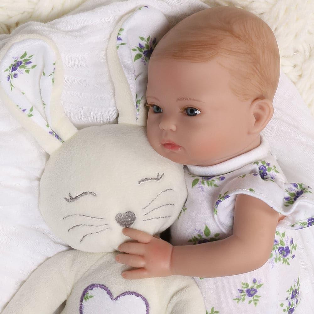 Paradise Galleries Real Life Baby Doll Preemie Bitsy Snuggle Bunny