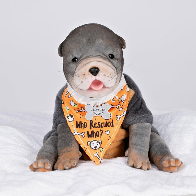 Paradise Galleries Reborn Puppy - Furever Babies - German Shepherd Stuffed Animal