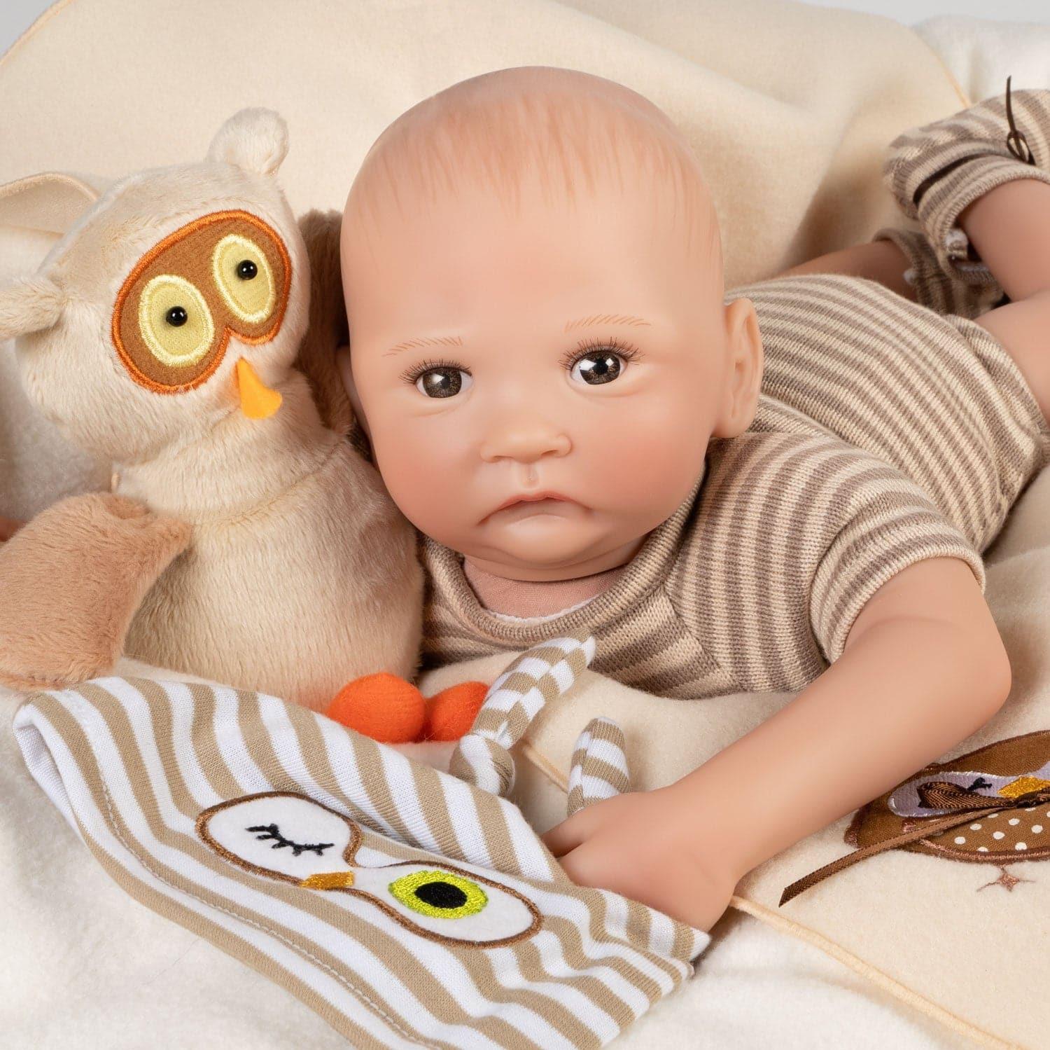 Paradise Galleries Real Life Baby Doll Hoot Hoot 15