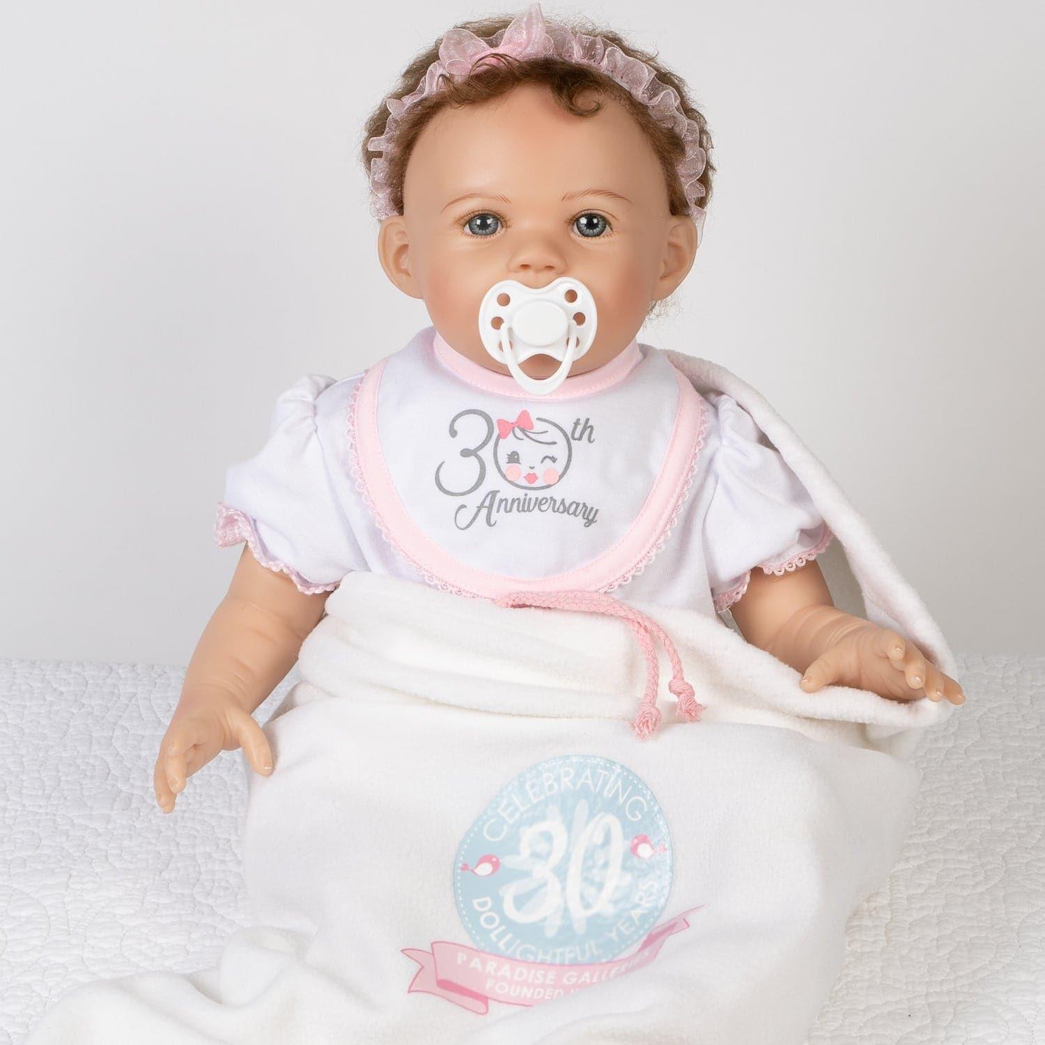 Paradise Galleries 30th Anniversary Toddler Doll, Little Love 21 inch 