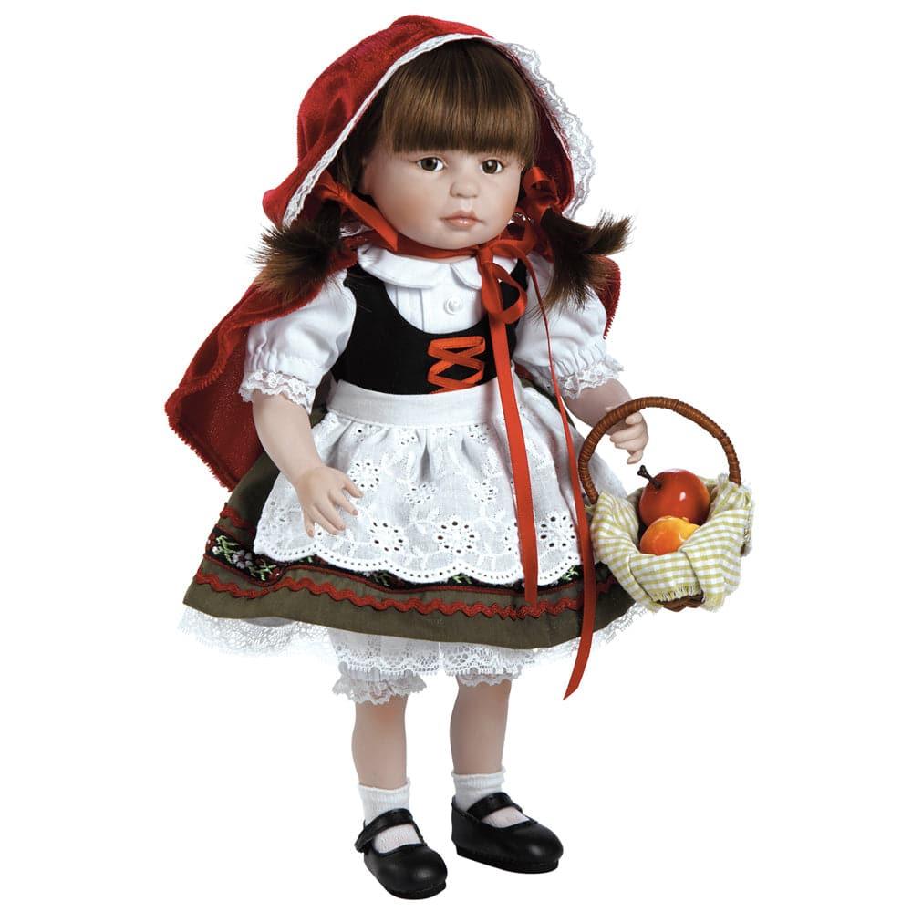 Paradise Galleries Porcelain Doll 12 inch Little Red Riding Hood