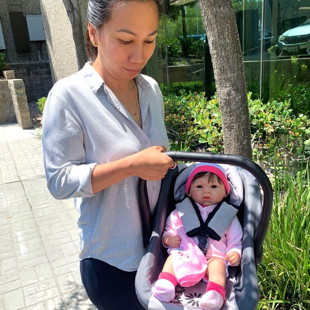 Baby Doll Accessory - Paradise Galleries Car Seat fits up to 22" dolls
