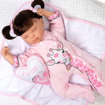 Paradise Galleries Reborn Doll w/ Heartbeat - Sleeping Tall Dreams