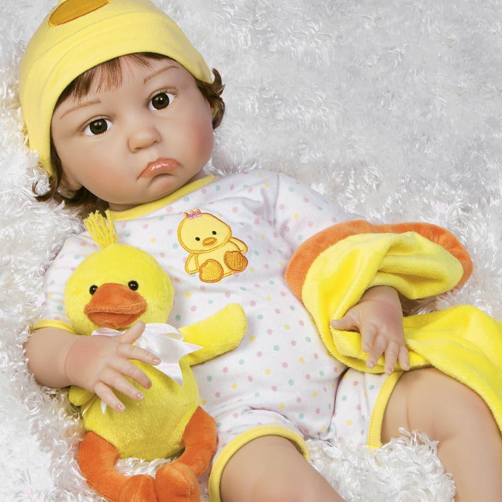 Realistic Toddler Baby Doll, Silicone Vinyl, Sunshine & Happiness, Paradise Galleries Reborn