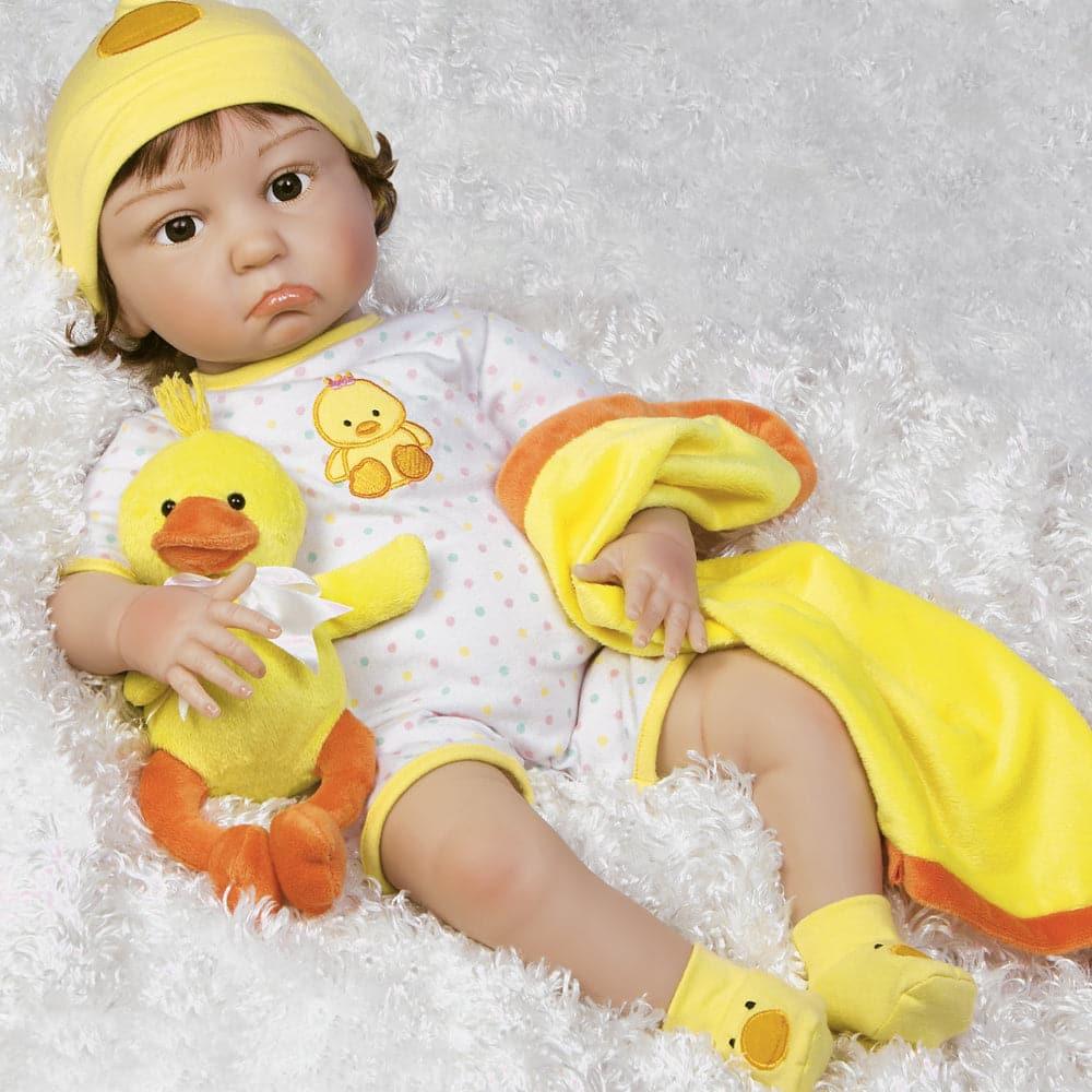 Realistic Toddler Baby Doll, Silicone Vinyl, Sunshine & Happiness, Paradise Galleries Reborn