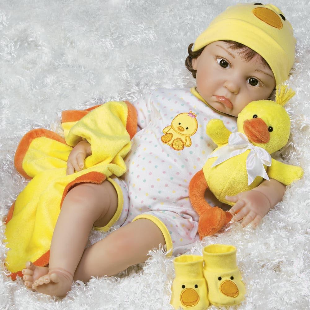 Realistic Toddler Baby Doll, Silicone Vinyl, Sunshine & Happiness, Paradise Galleries Reborn