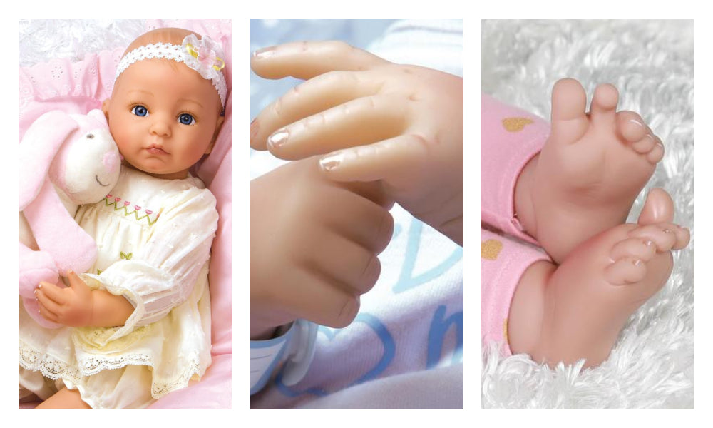 What Should My Doll Be Made Of? A Look at Silicone, GentleTouch, and FlexTouch Vinyl Dolls - Paradise Galleries