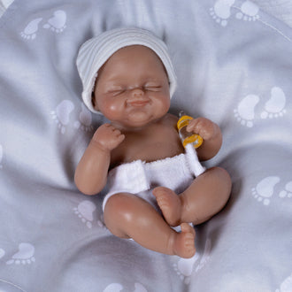 Paradise Galleries Itty Bitty Silicone Babies - Little Darling, 5 inches, mini silicone doll