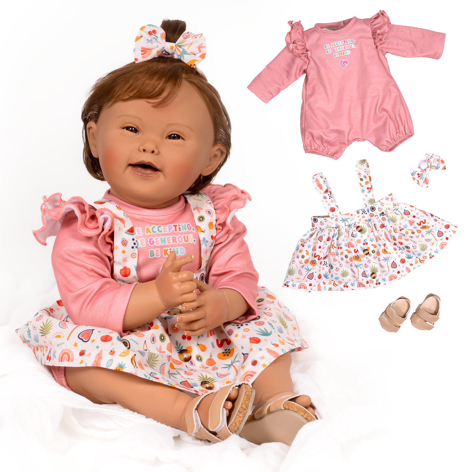 Paradise Galleries Down Syndrome Awareness Baby Doll GiGi 21 Inches paradise-galleries-down-syndrome-awareness-baby-doll-gigi-21-inches