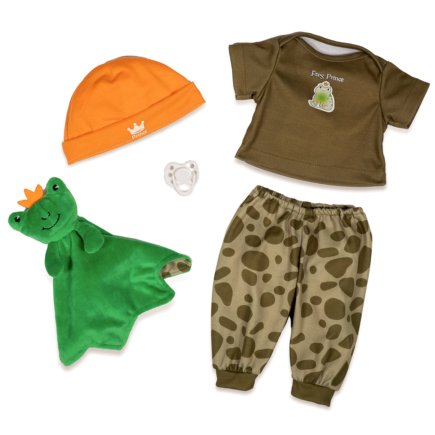 Frog Prince Realistic Blonde Boy Baby Doll 