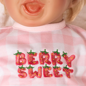 Summer Strawberry - Happiest Doll in the Berry Patch - Blonde Hair - Brown Eyes - Smiling - Rosy, Freckled Cheeks - Sculpted by Pat Moulton - Get yours now!