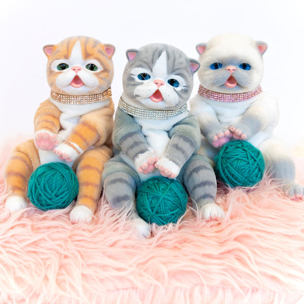 Cat with babies shop toy