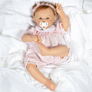 Baby Piper - 22" Realistic Doll by Reborn Artist, Jan Wright. Made in our exclusive GentleTouch Vinyl for an ultra-realistic feel!
