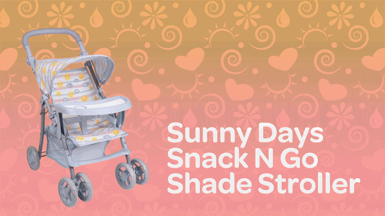 adora baby doll stroller Adora Sunny Days Snack N Go Stroller