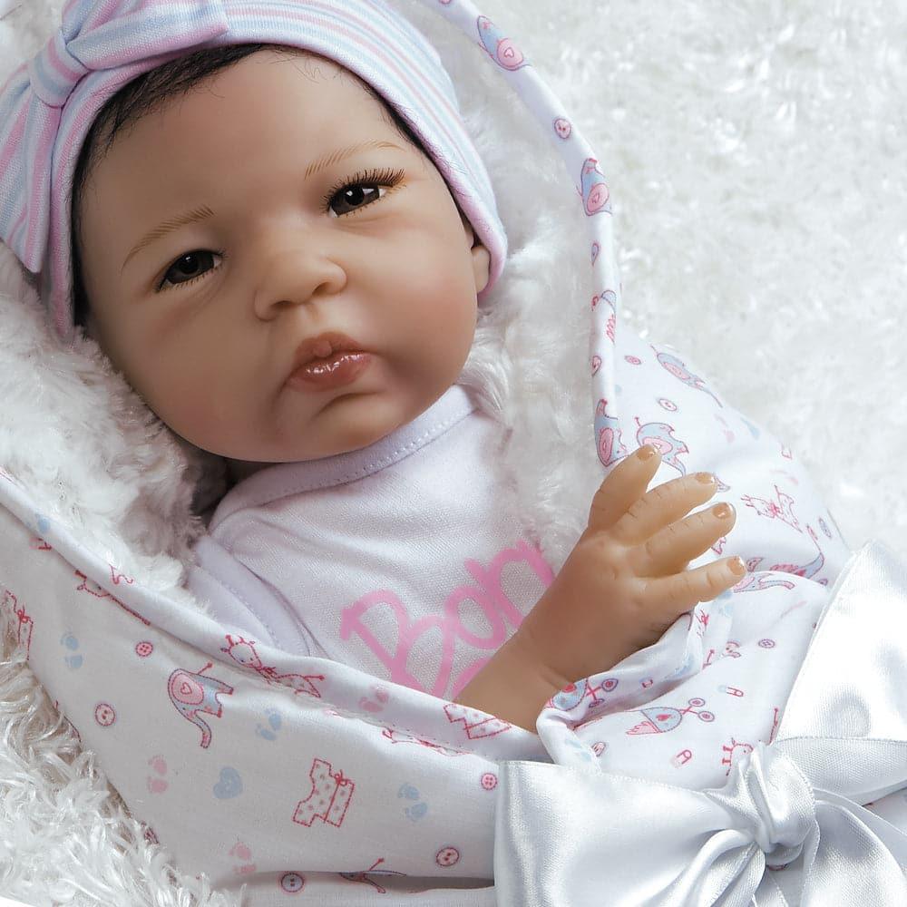 Realistic Asian Newborn Baby Doll, Silicone Vinyl - Baby Bundles: Spoiled Reborn, Paradise Galleries Reborn