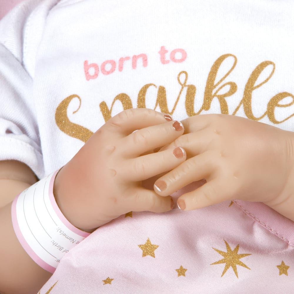 Paradise Galleries Silicone Like Newborn Doll 19 Born to Sparkle