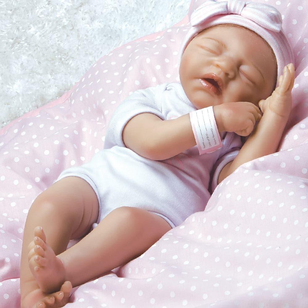 Paradise Galleries Silicone Newborn Baby Bundles: I Love Naps Doll