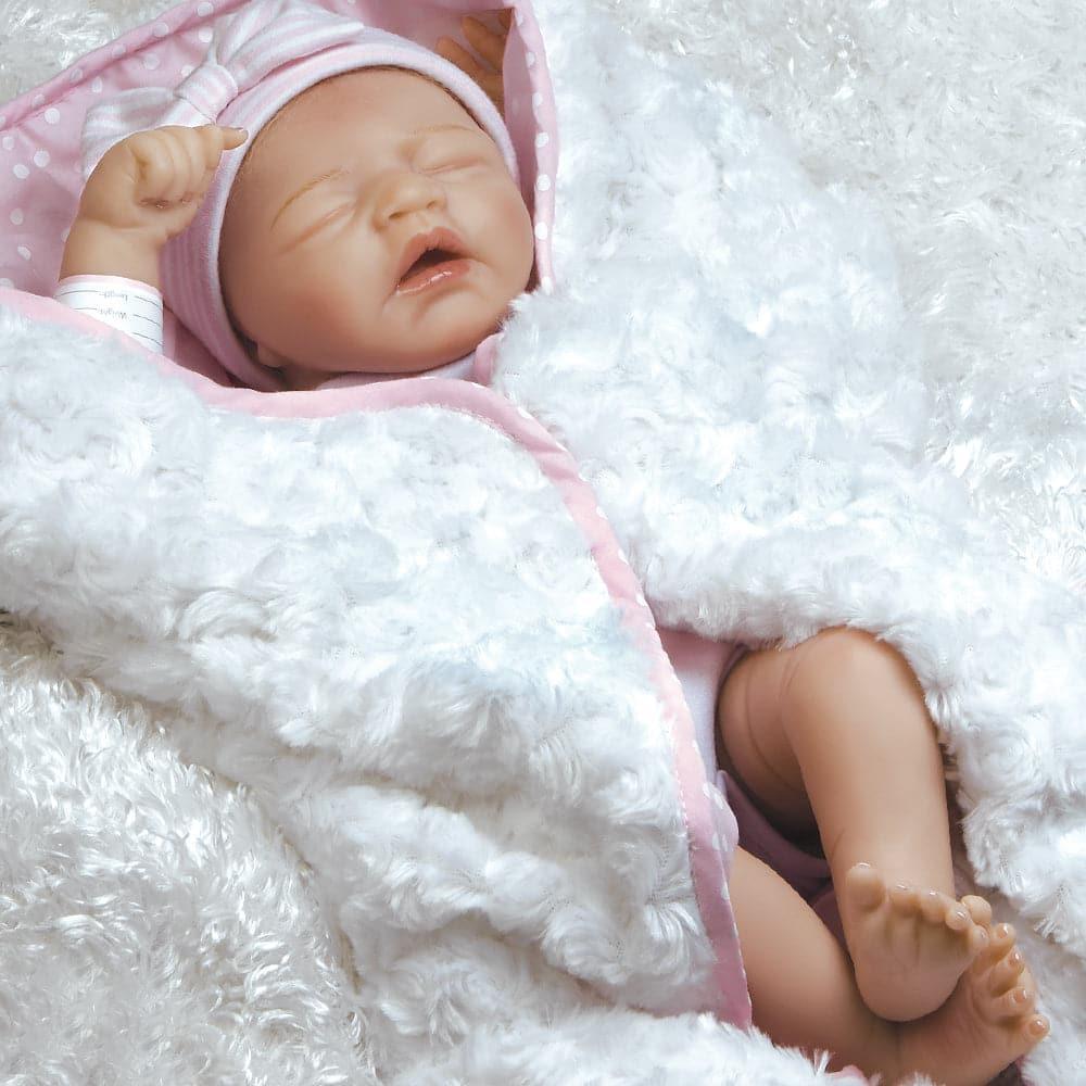 Paradise Galleries Silicone Newborn Baby Bundles: I Love Naps Doll