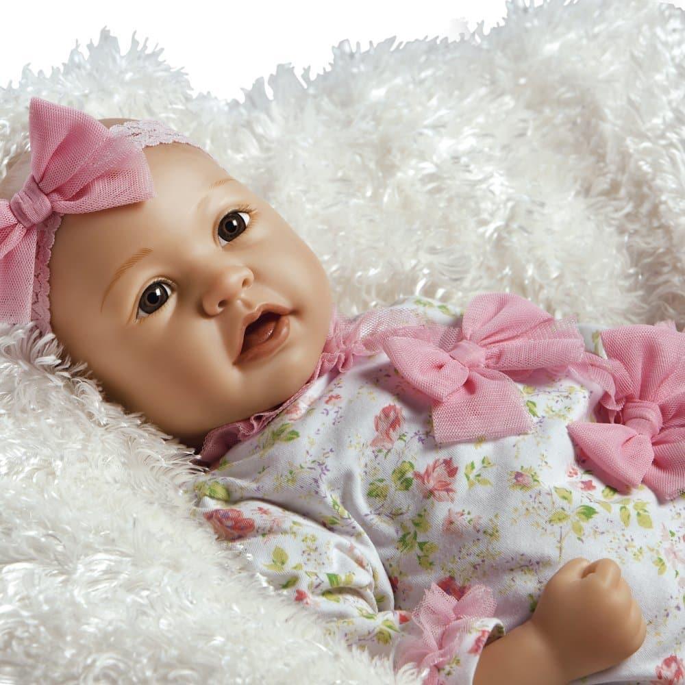 Paradise Galleries 20 Inch Reborn Baby Doll - Karen Scott Artist Design With Pink Dress