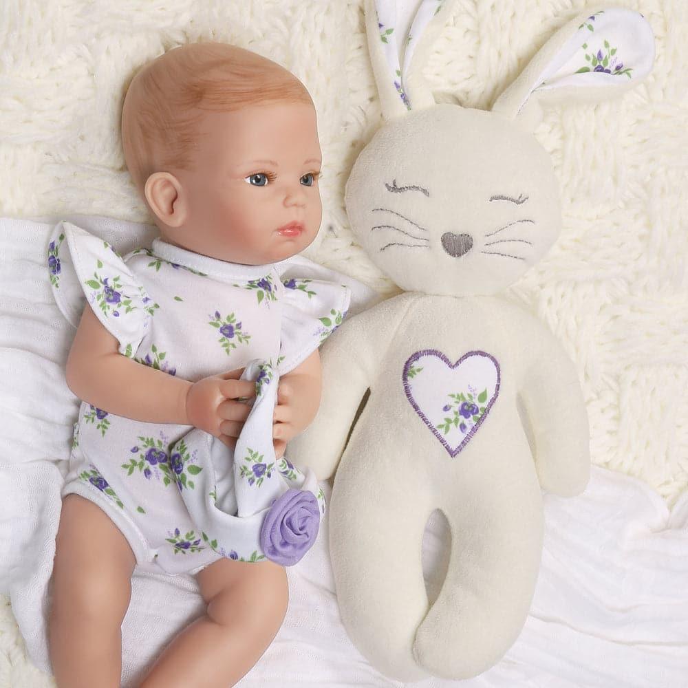 Paradise Galleries Real Life Baby Doll Preemie Bitsy Snuggle Bunny