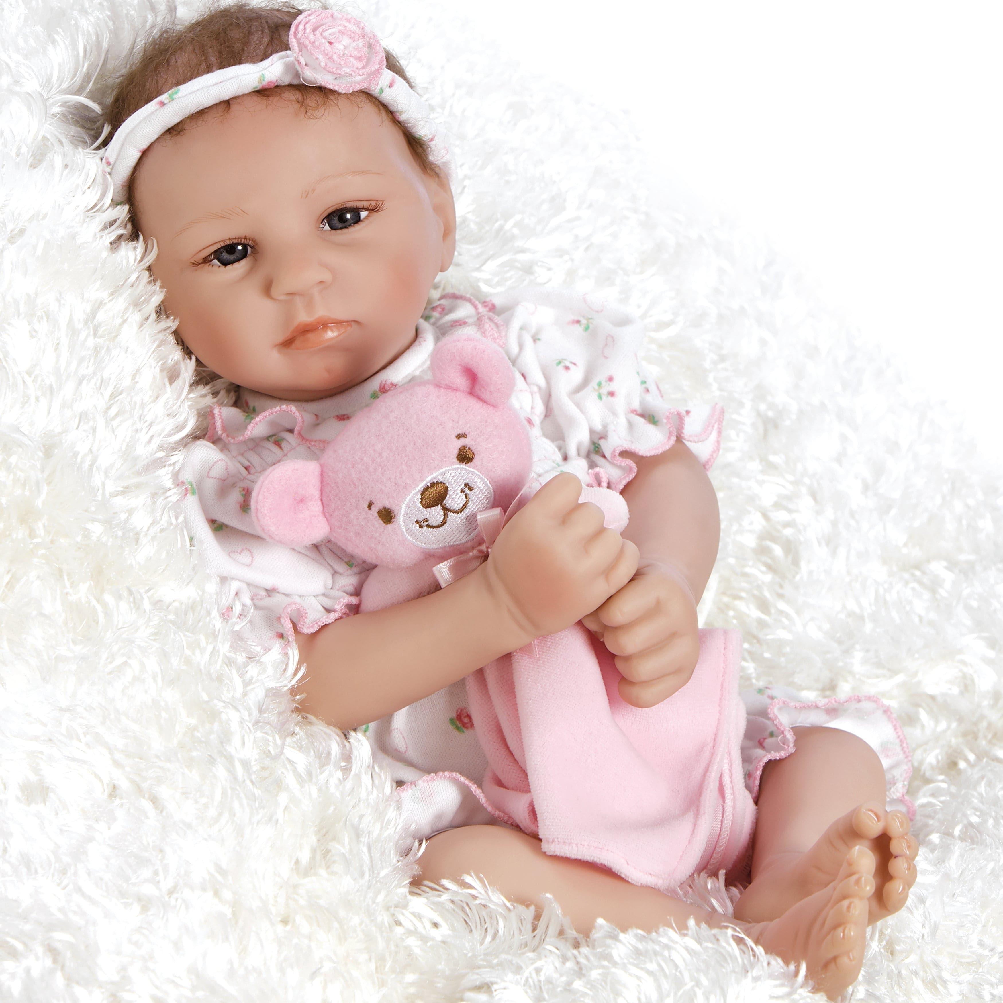 Realistic Infant Newborn Doll, Bundle of Joy, Soft Vinyl, 17.5 inch Paradise Galleries Reborn