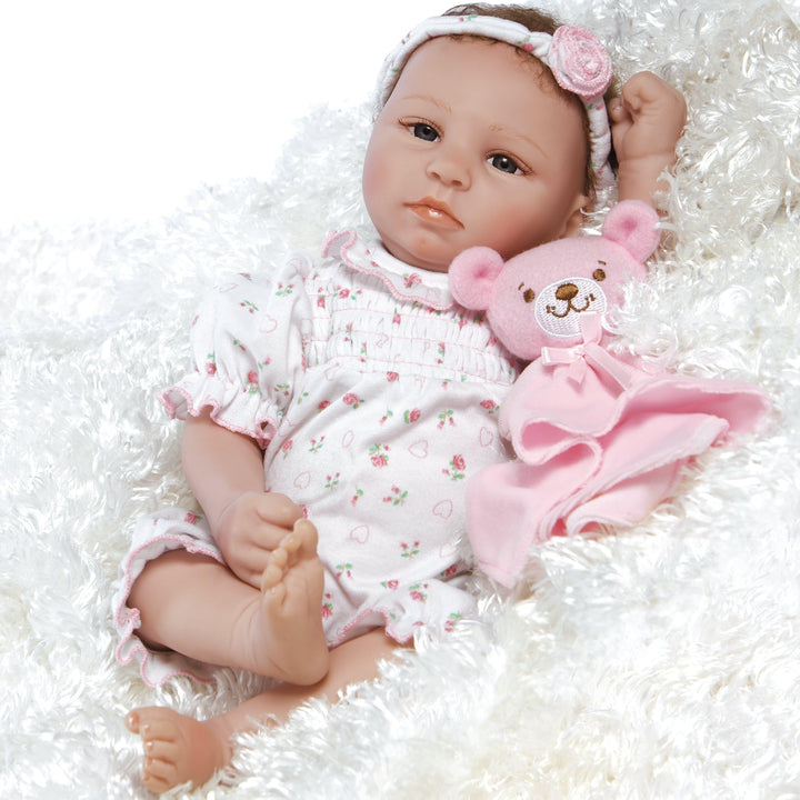 Realistic Infant Newborn Doll, Bundle of Joy, Soft Vinyl, 17.5 inch Paradise Galleries Reborn