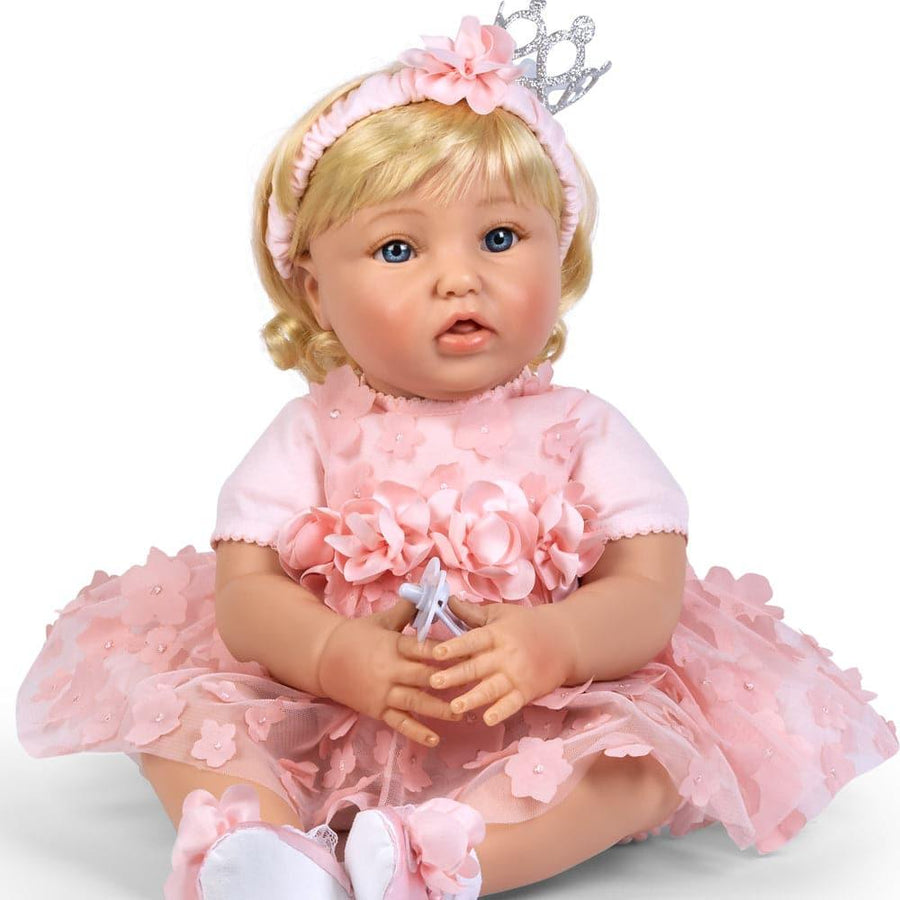 Paradise Galleries Reborn Toddler Girl - 20 inch Crown Princess