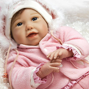 Quiet Moments Bella Rose Hand-Painted Reborn Baby Doll With Hand