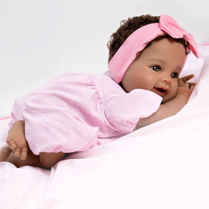 Paradise Galleries African American Reborn Baby Doll Daisy May