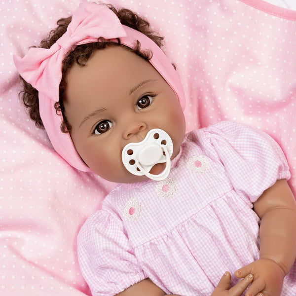 Paradise Galleries African American Reborn Baby Doll Daisy May