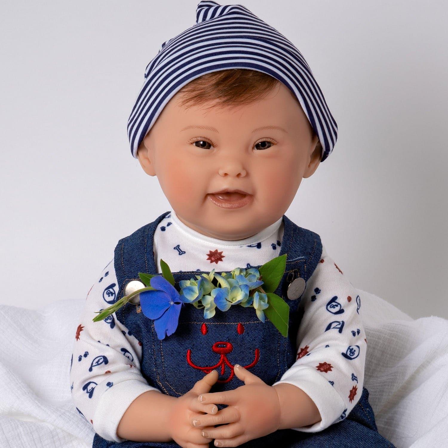 Paradise Galleries Down Syndrome Reborn Baby Doll - Noah [21 inch]