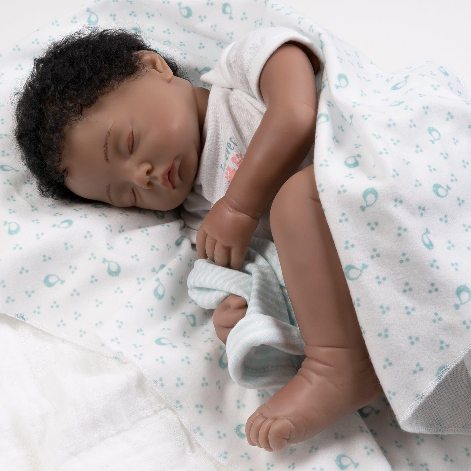 Paradise Galleries Newborn Black Doll - Forever Yours Angel, Age 3+