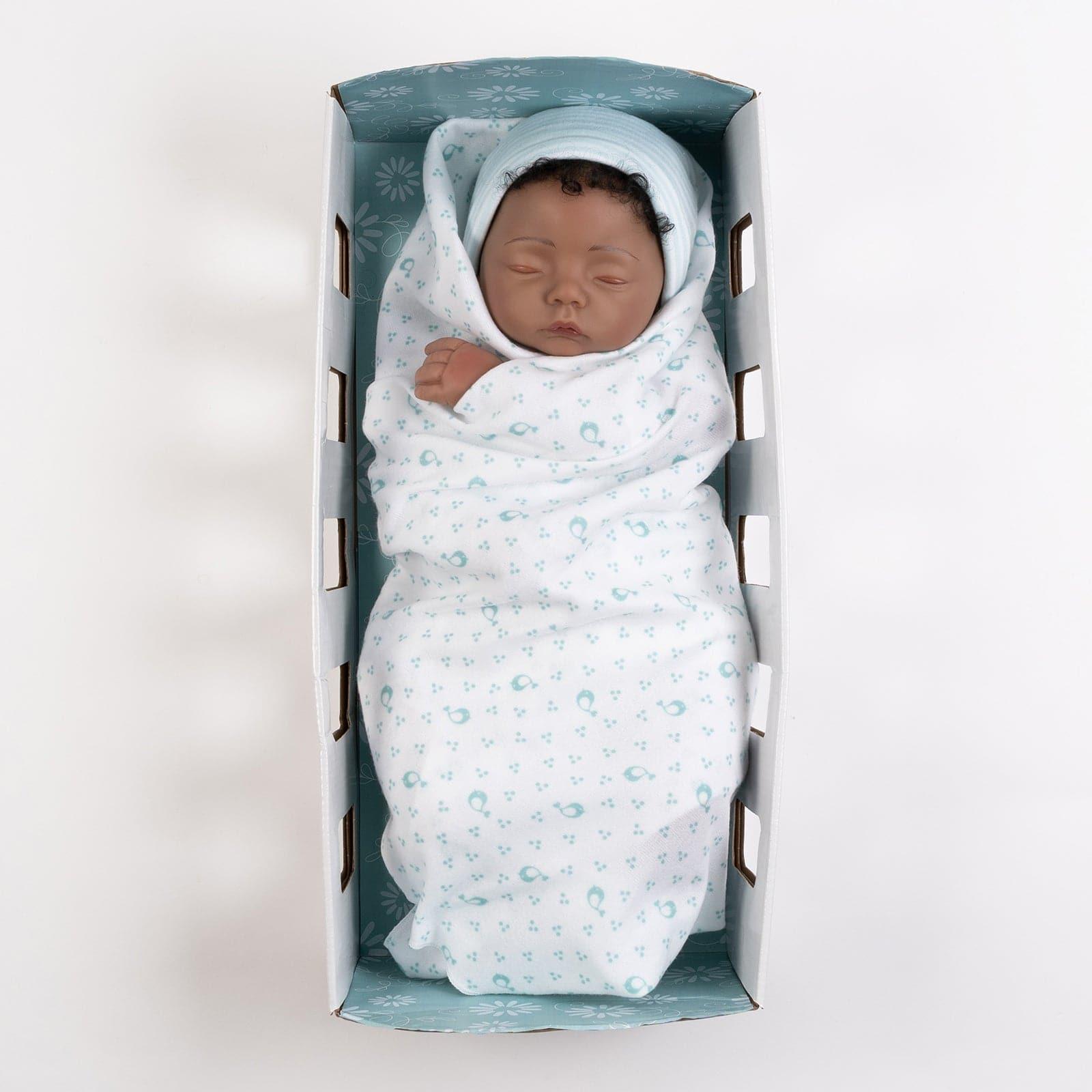 Paradise Galleries Newborn Black Doll - Forever Yours Angel, Age 3+