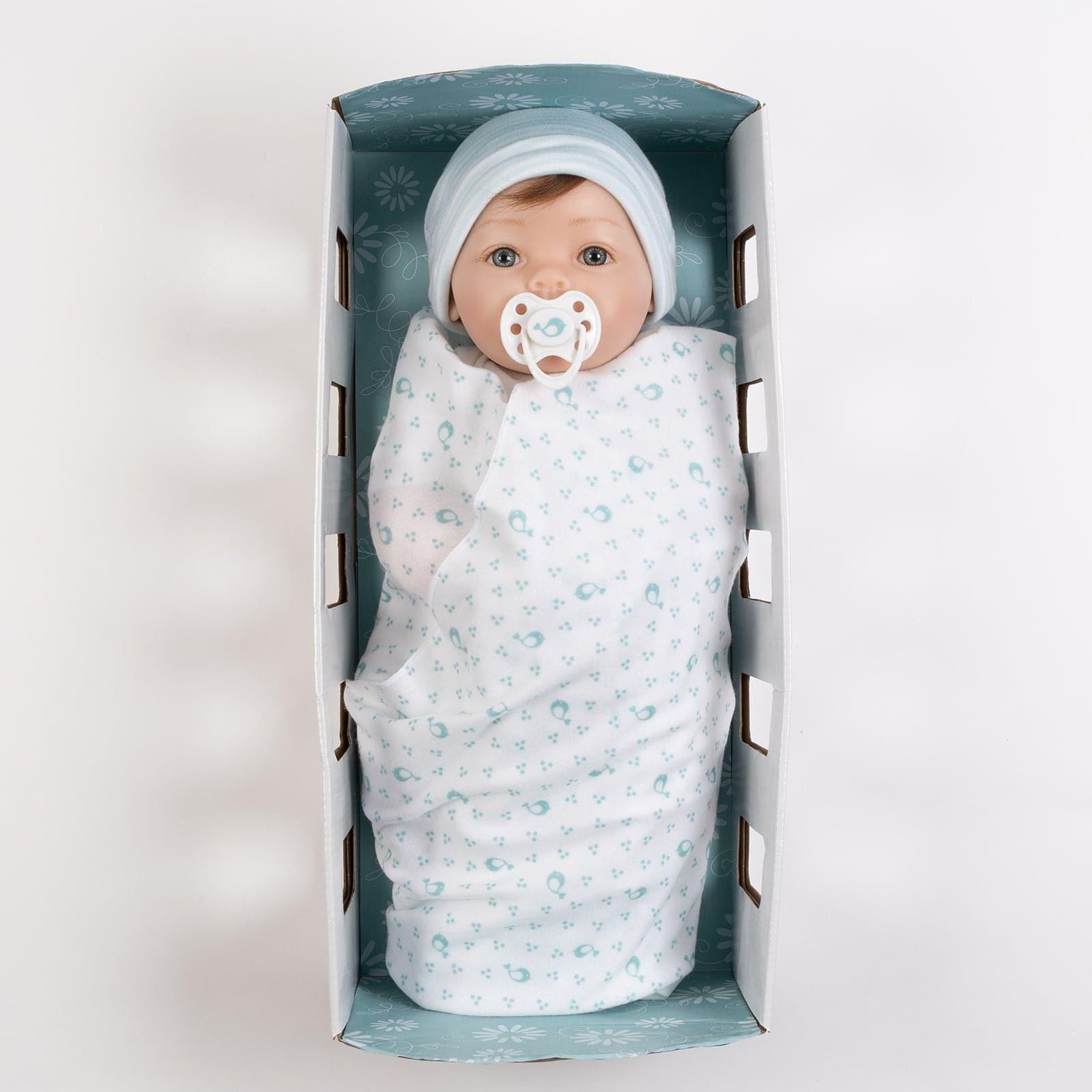 Paradise Galleries Newborn Baby Boy Doll - Forever Yours Believe, 3+