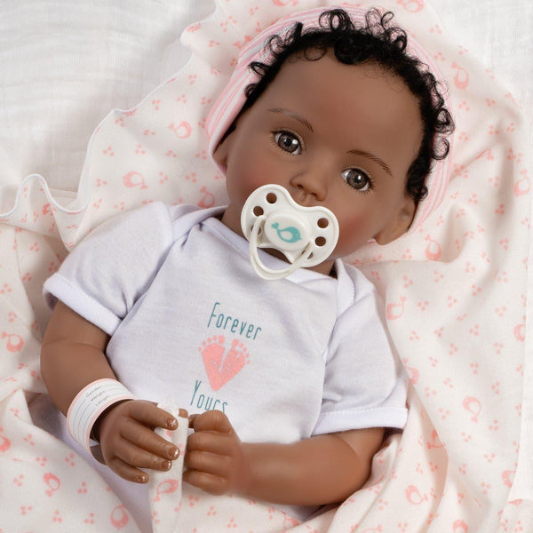 Paradise Galleries Reborn Baby Doll Girl - 20 Inch Smiling Sleeper With  Rooted Hair, Made In Gentletouch Vinyl, 4-piece Realistic Doll Gift Set :  Target