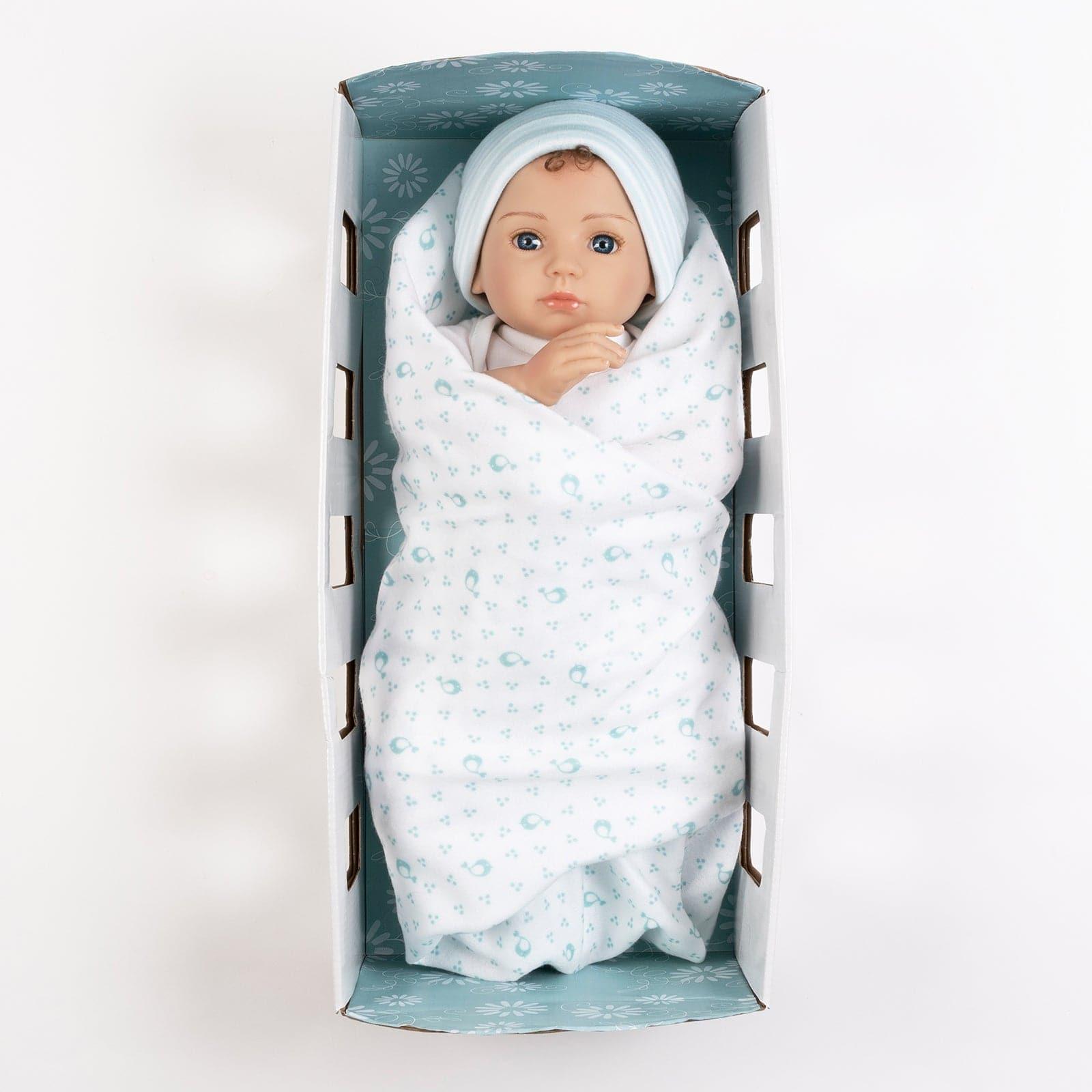 Paradise Galleries Lifelike Newborn Boy Doll-Forever Yours Trust, 3+