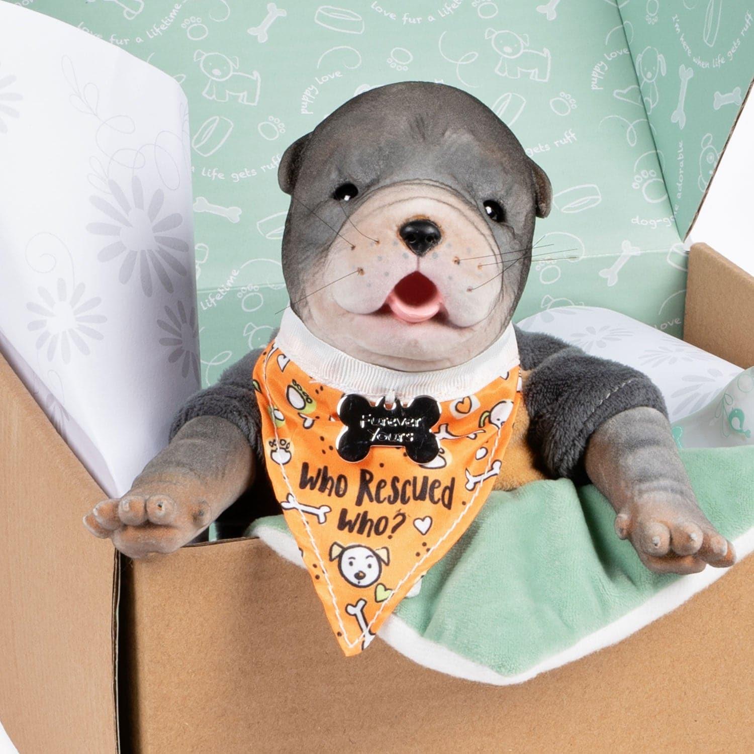 Paradise Galleries Reborn Puppy - Furever Babies - German Shepherd Stuffed Animal