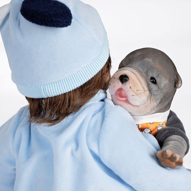 Paradise Galleries Reborn Puppy - Furever Babies - German Shepherd Stuffed Animal