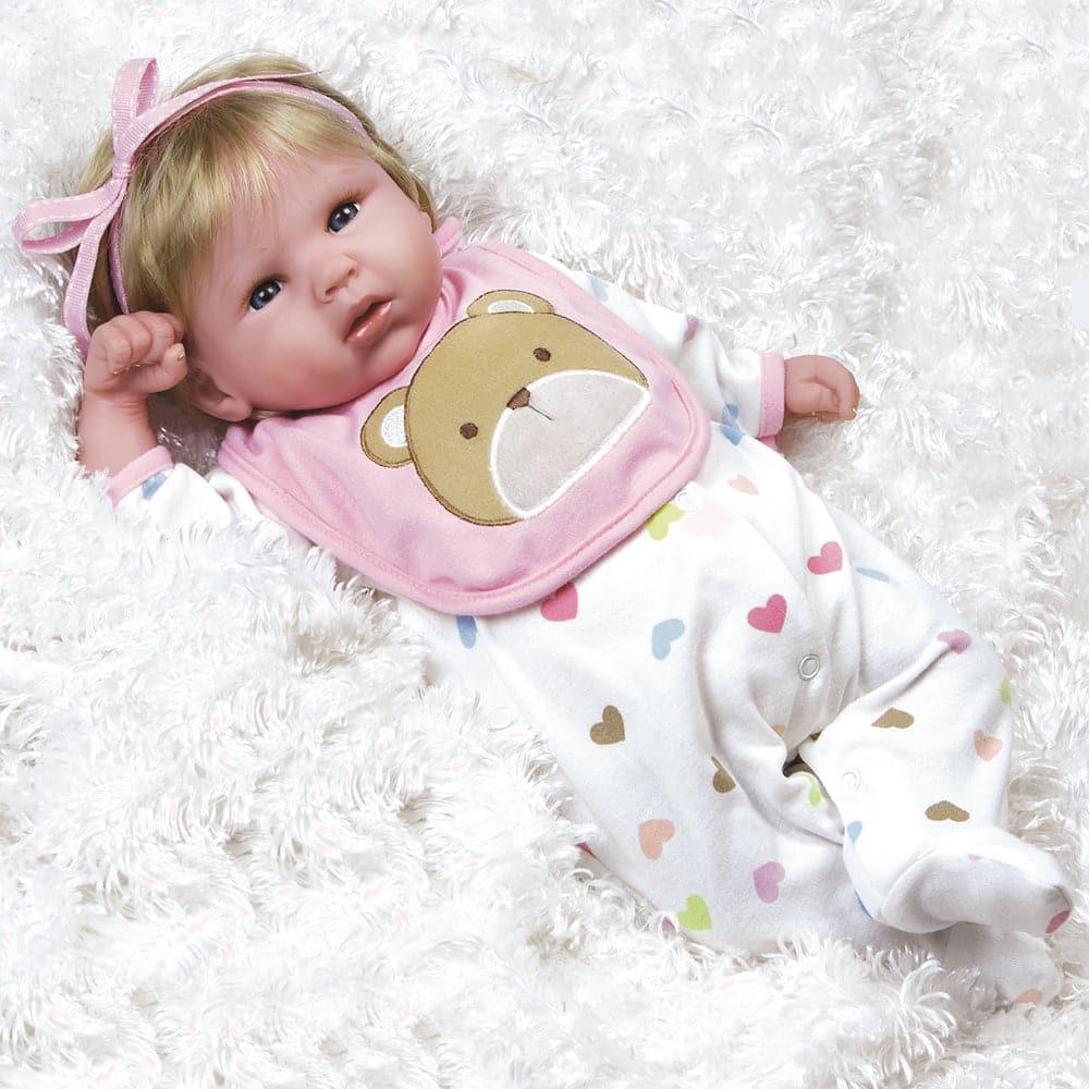 Lifelike & Realistic Baby Doll, Happy Teddy, for Kids Ages 3+
