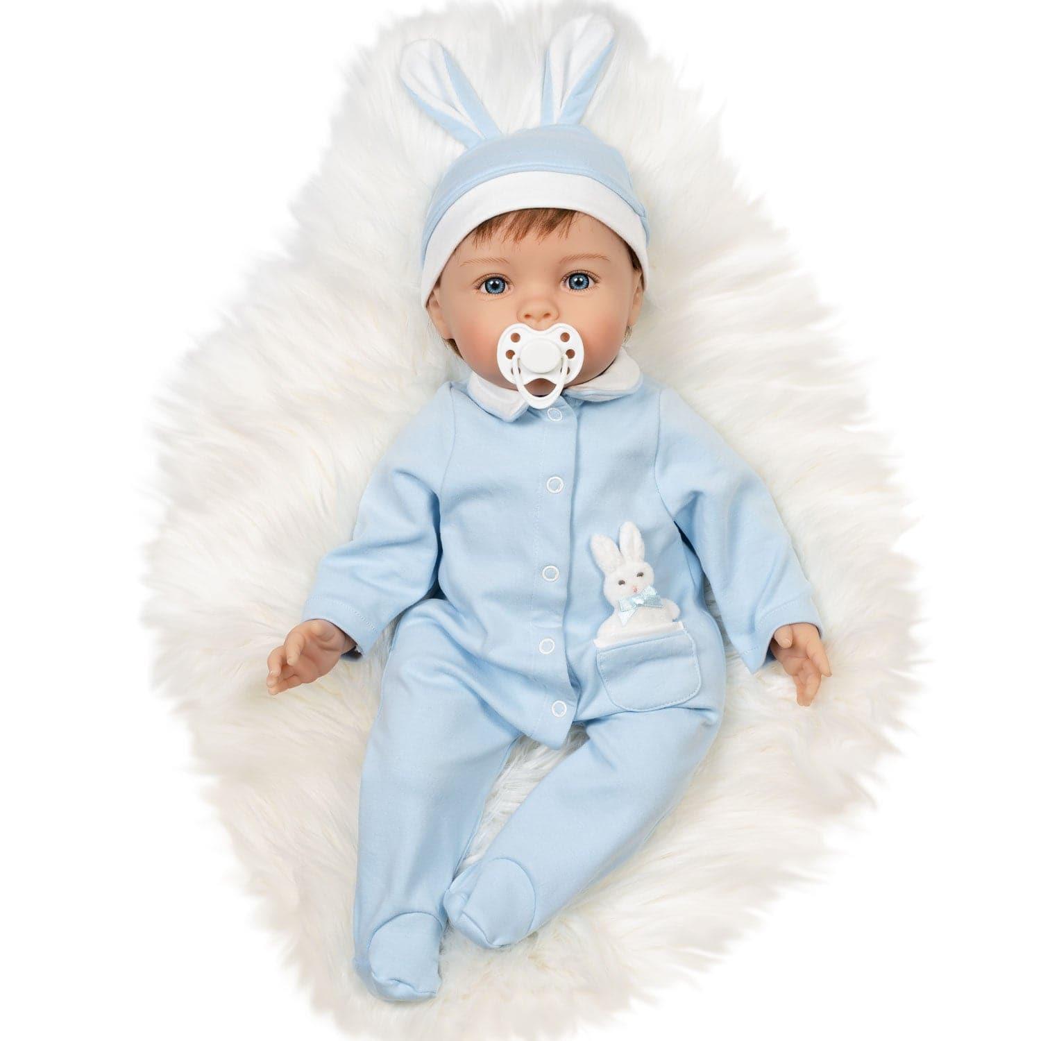 Paradise Galleries Realistic Easter Toddler Boy Doll Honey Bunny, 20