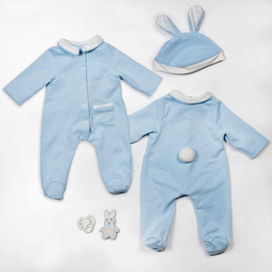 Paradise Galleries Realistic Easter Toddler Boy Doll Honey Bunny, 20"