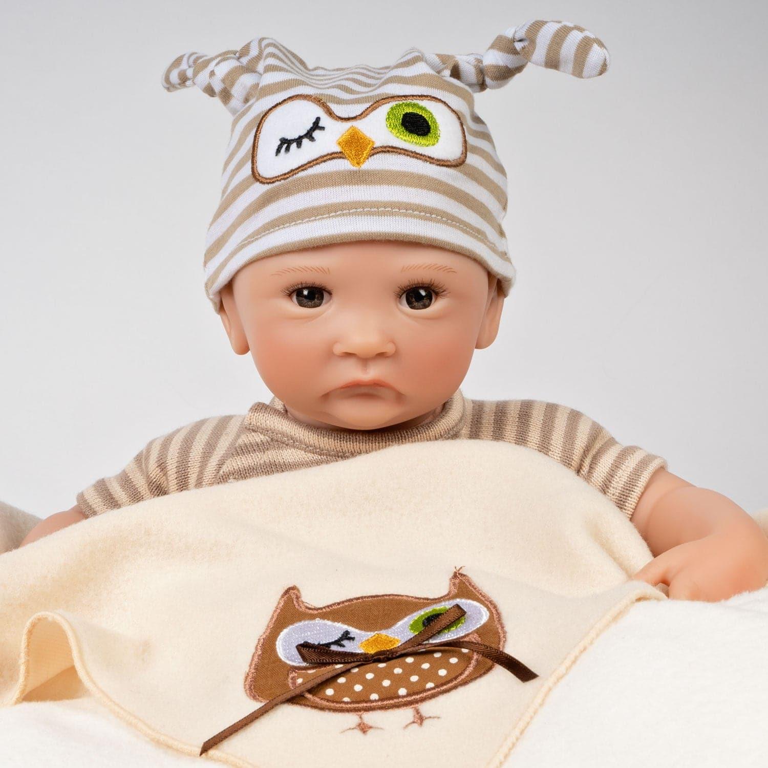 Paradise Galleries Real Life Baby Doll Hoot Hoot 15