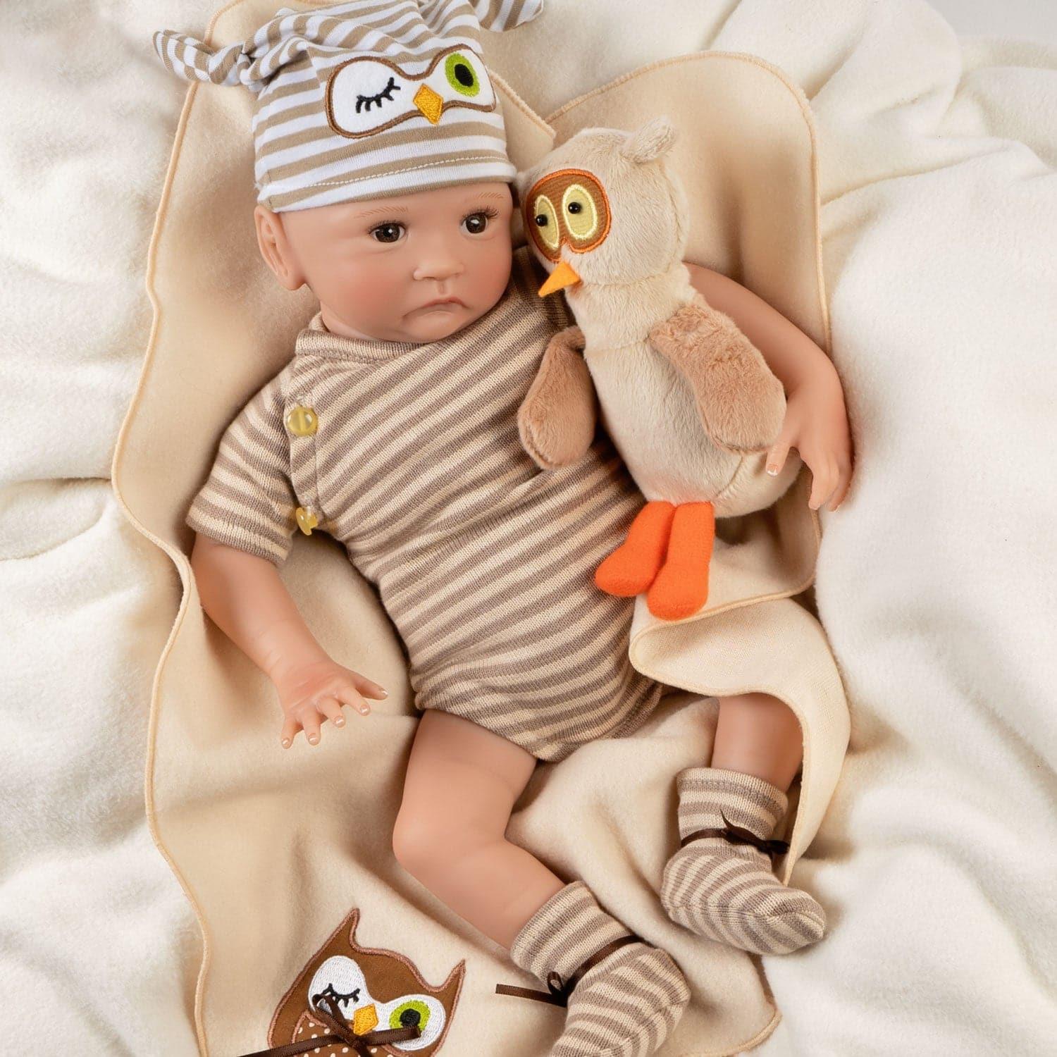 Paradise Galleries Real Life Baby Doll Hoot Hoot 15